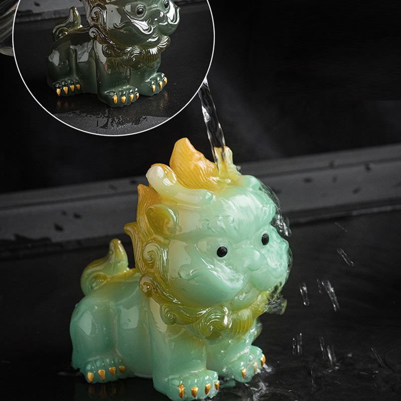 Color Changing PiXiu Resin Tea Pet | Zen Home Decor