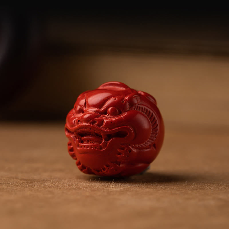 Small Leaf Red Sandalwood Om Mani Padme Hum Protection Key Chain