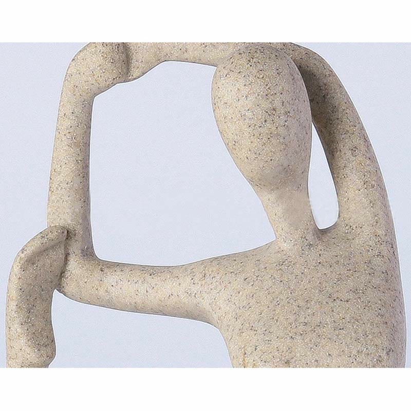 Abstract Yoga Meditating Resin Buddha Statue Decoration