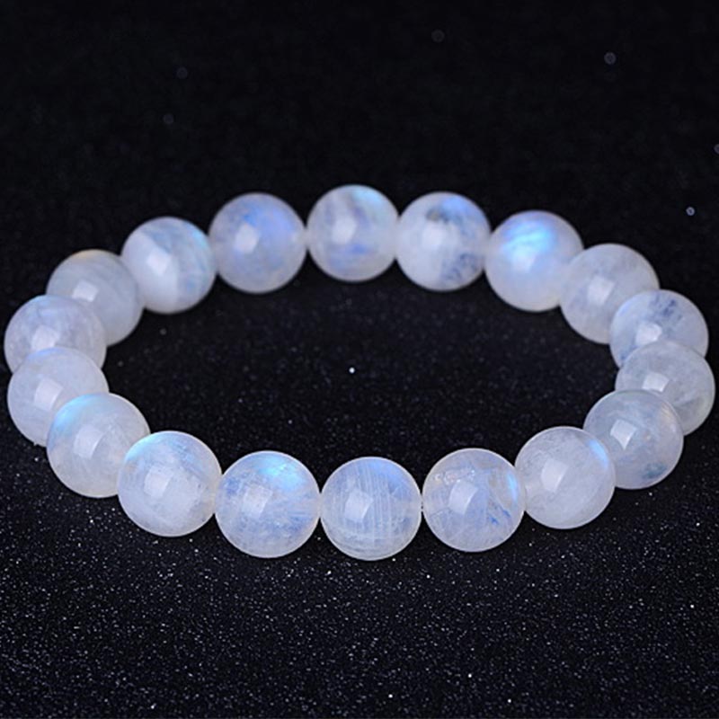 Moonstone Prosperity Bracelet 6mm for Intuition & Calm