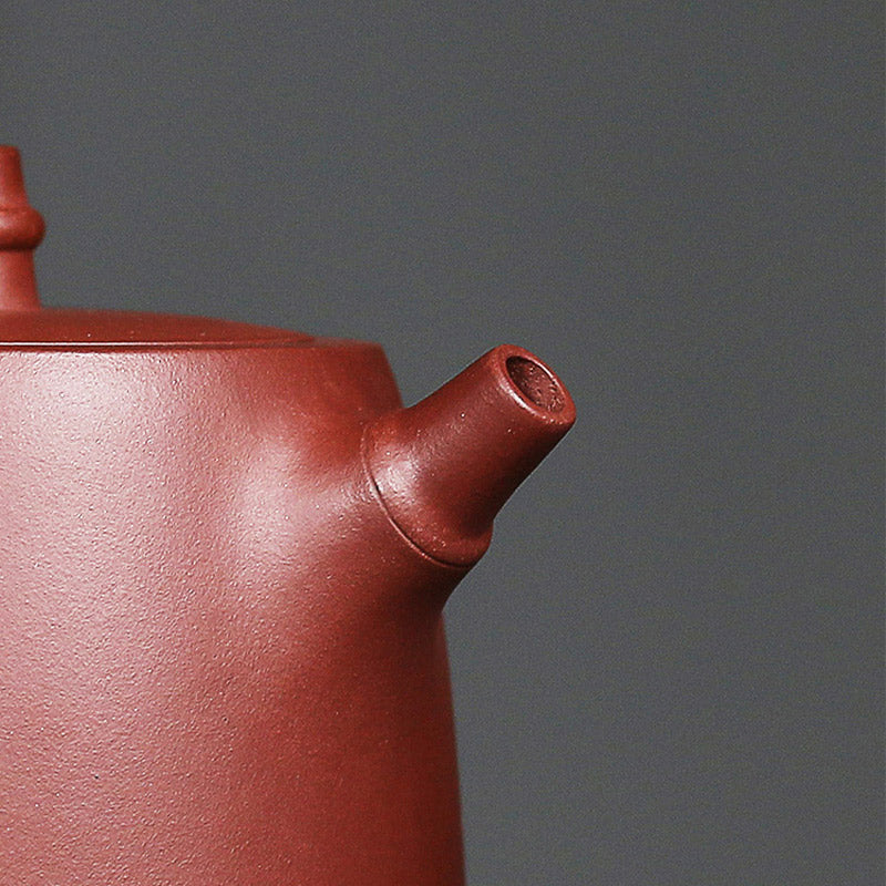 Handmade Purple Clay Bamboo Kung Fu Teapot 260ml