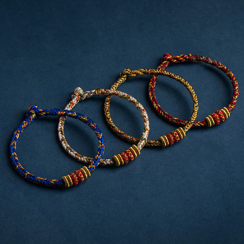 Handmade Chinese Zodiac Red String Bracelet for Luck & Strength