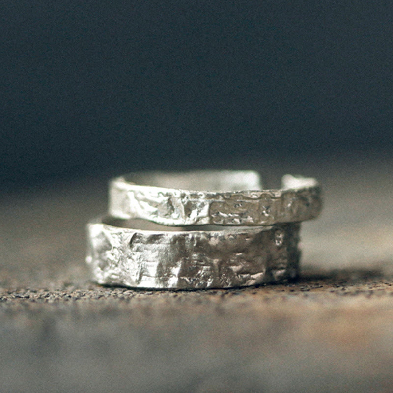 925 Sterling Silver Blessing Couple Ring | Spiritual Protection