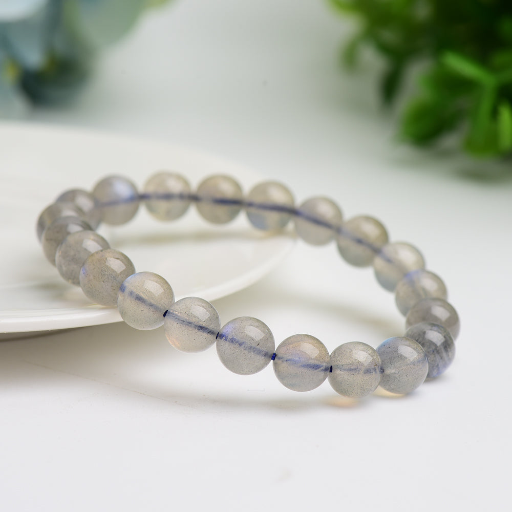 9mm Labradorite Healing Bracelet for Psychic Protection