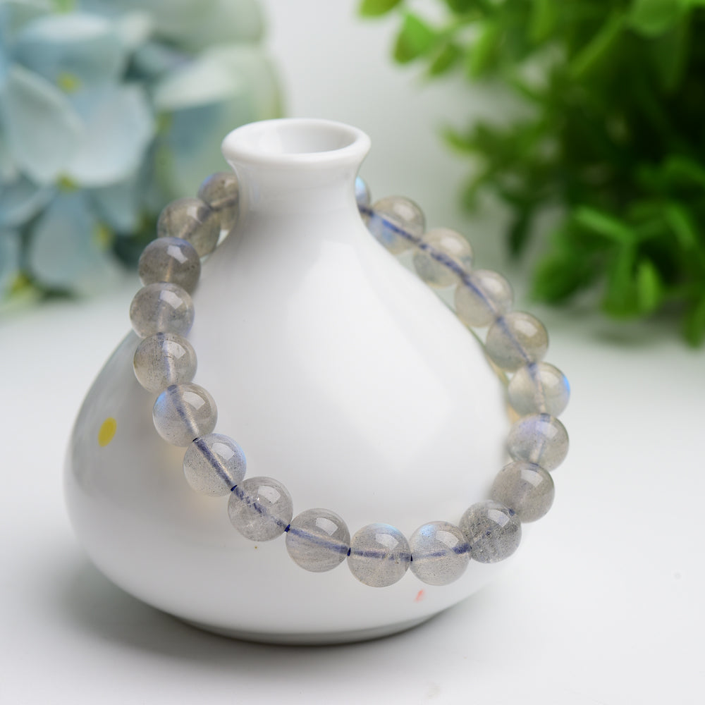 9mm Labradorite Healing Bracelet for Psychic Protection