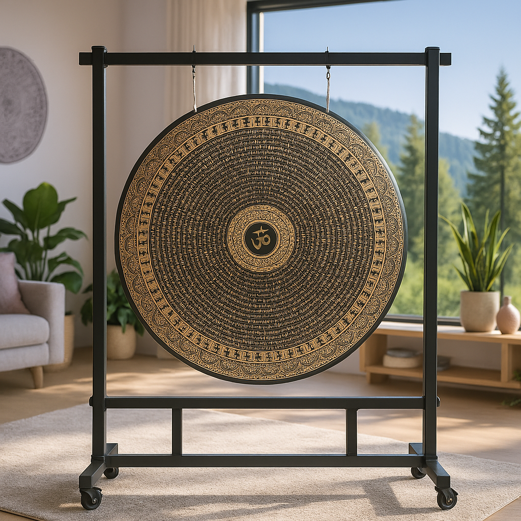 18" to 36" Ancient Chau Gong Instrument with Patterns