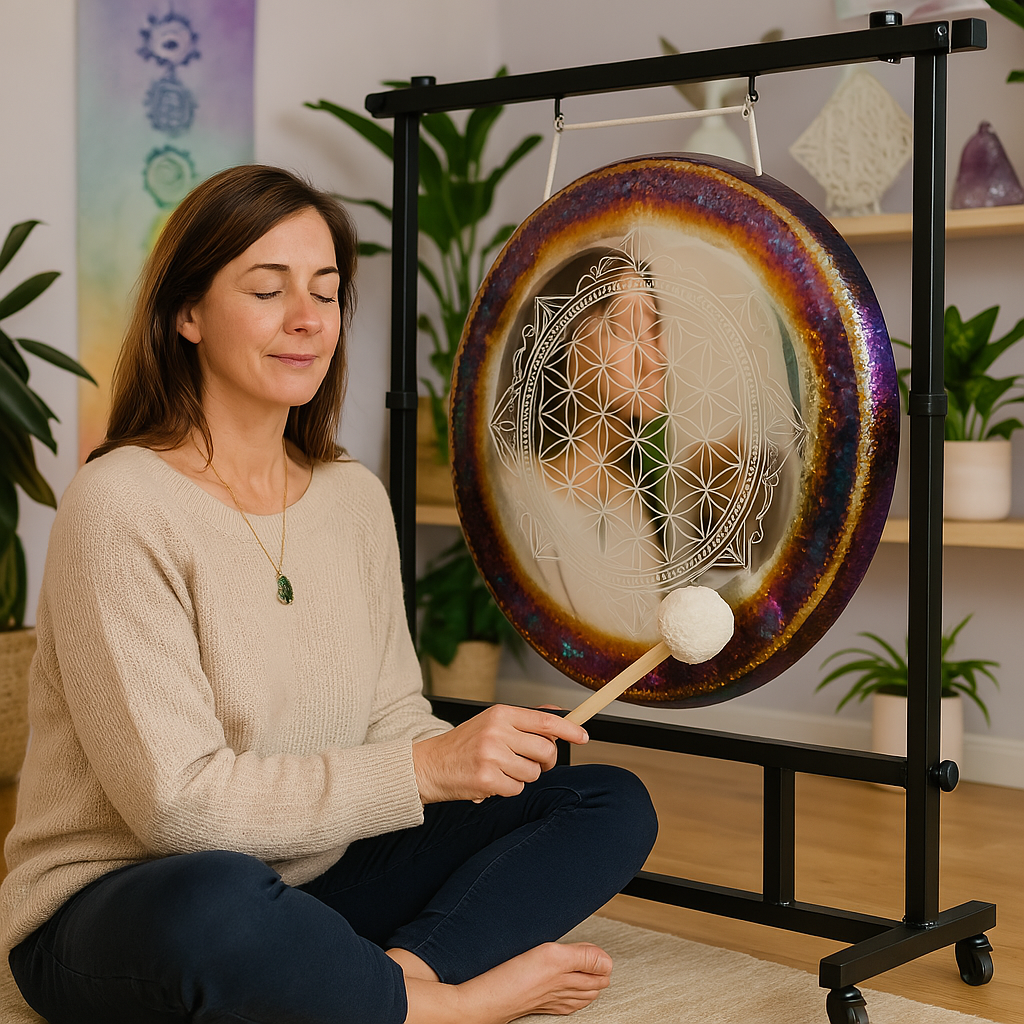 Flower of Life Chau Gong Instrument for Meditation
