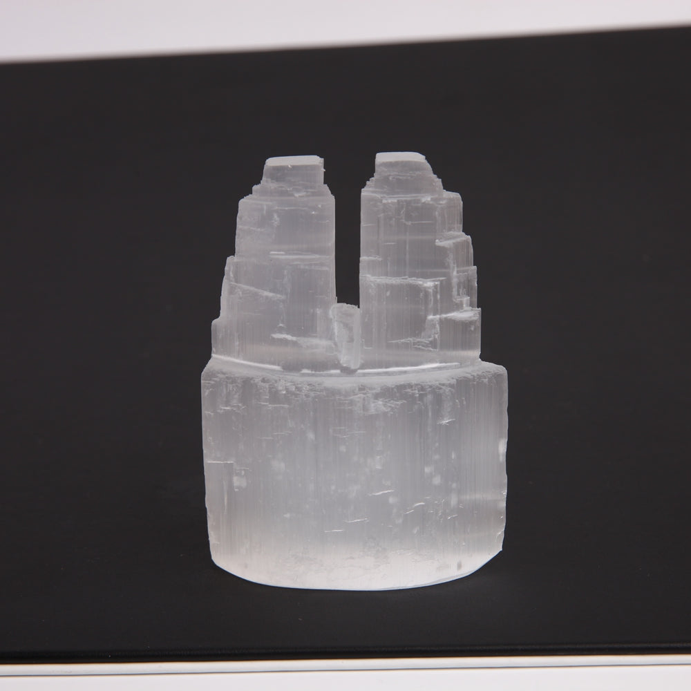 Selenite Double Terminated Tower | Healing Sounds