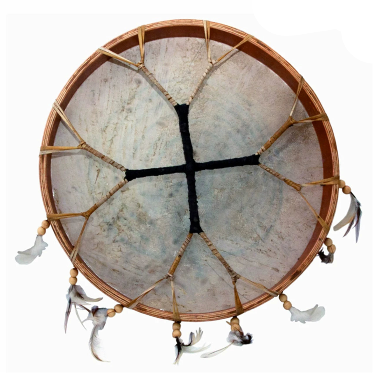 12" to 18" Handmade Shaman Frame Drum - Goat Skin