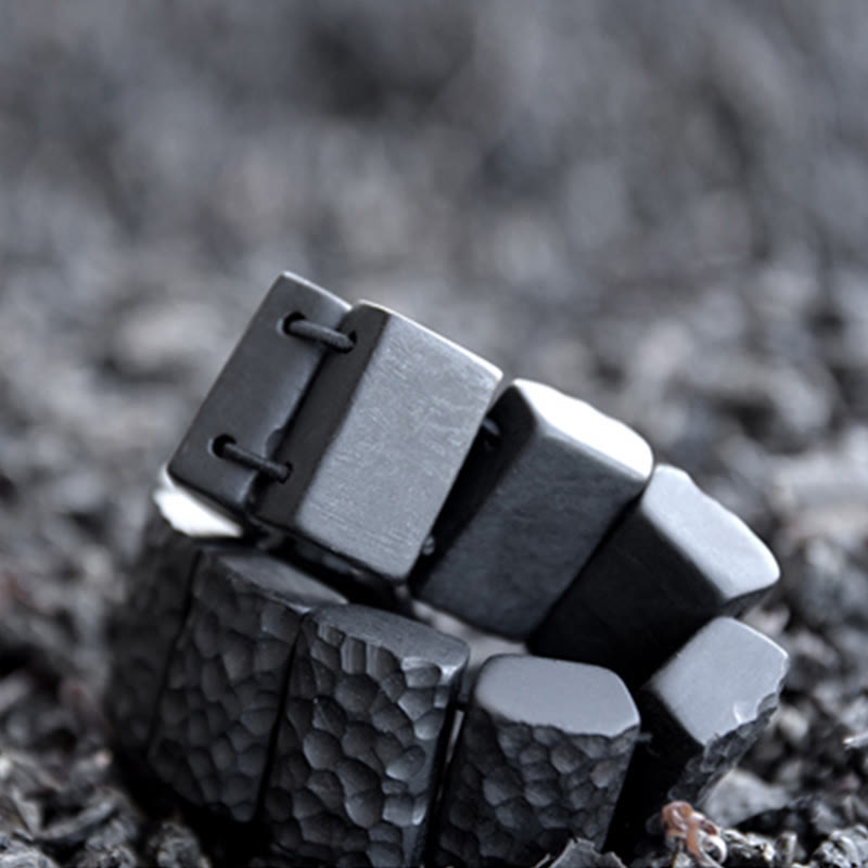 Ebony Wood Couple Bracelet for Peace and Spiritual Connection