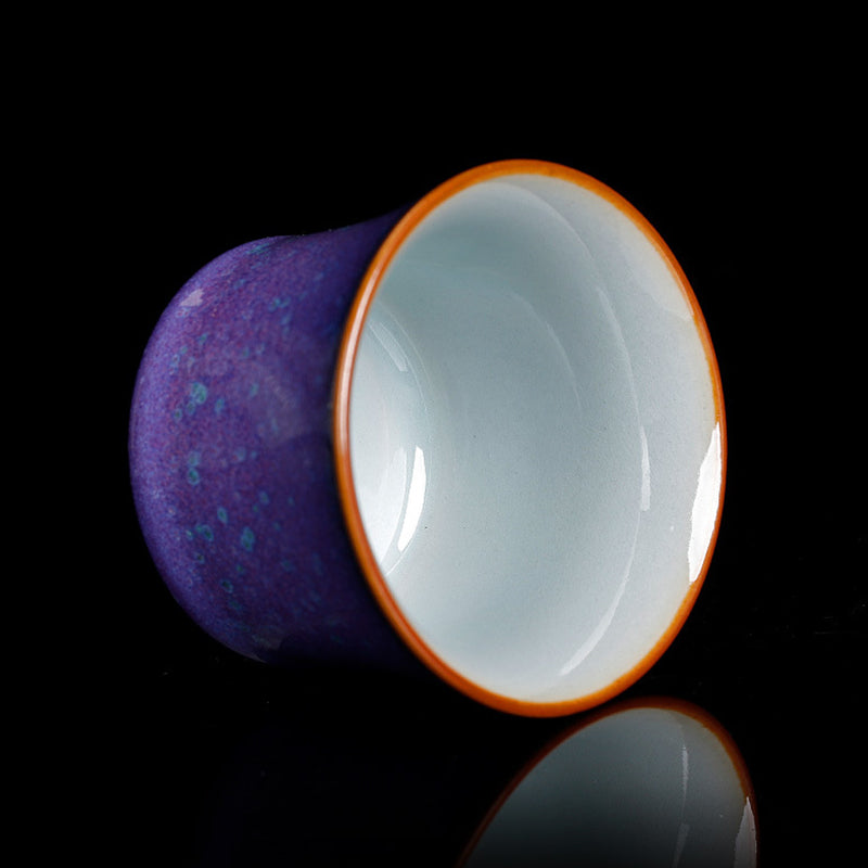 Zen Ceramic Bamboo Teacup 80ml for Kung Fu Tea Rituals