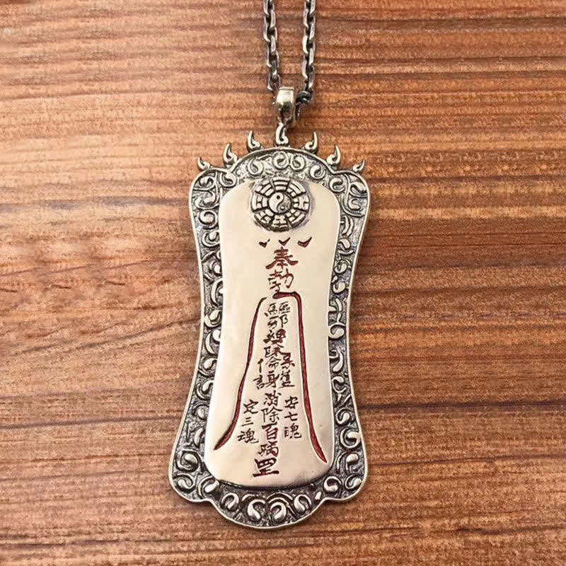 Unisex Feng Shui Pixiu Cinnabar Balance Necklace Pendant