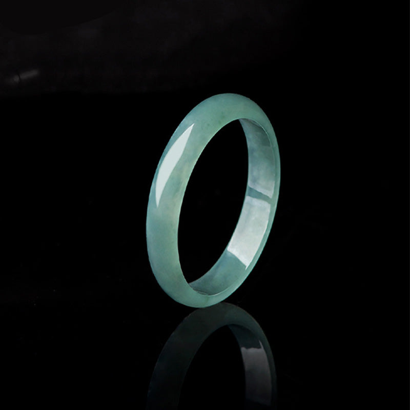 16mm Jade Ring for Prosperity, Protection & Success