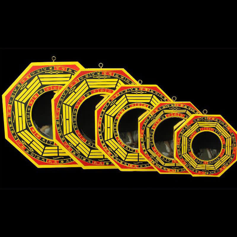 8 in Feng Shui Bagua Map Mirror for Harmony & Balance