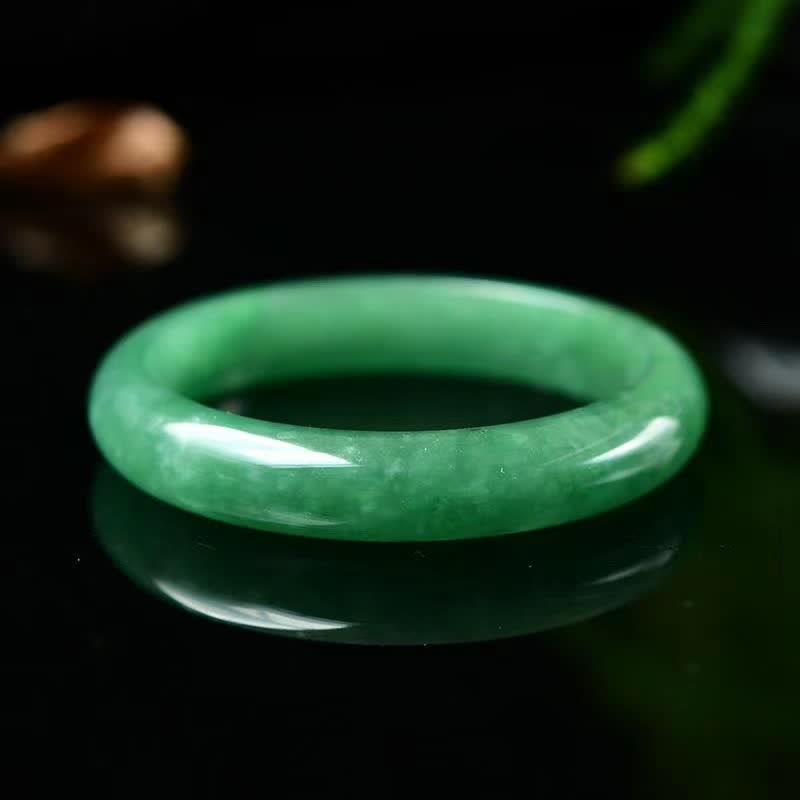Jade Bangle Bracelet 58mm for Abundance & Protection