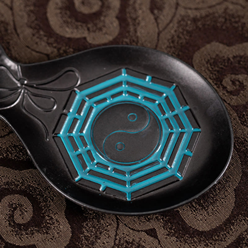 Copper Yin Yang Bagua Incense Burner Decoration 13.8cm