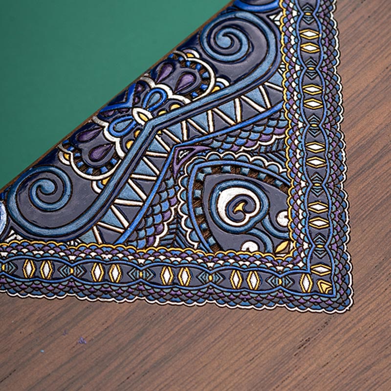 Black Walnut Wood Jewelry Storage Box with Mirror | Zen Decor