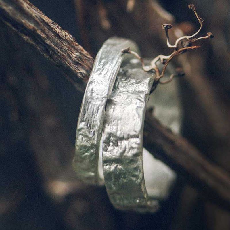 925 Sterling Silver Blessing Couple Ring | Spiritual Protection