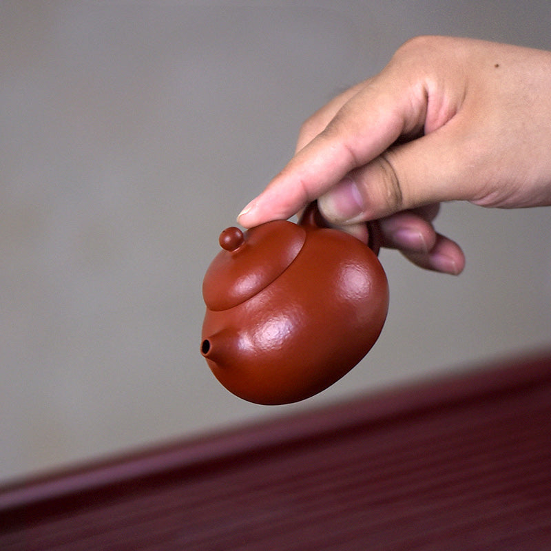 Small Size Yixing Wen Dan Purple Clay Teapot 110ml
