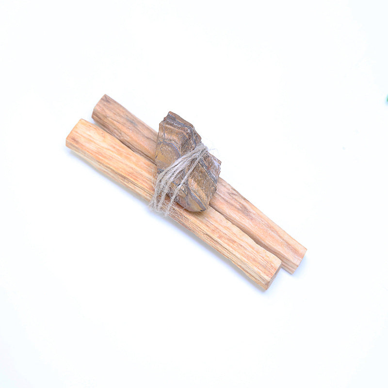 Natural Palo Santo Crystal Altar Set for Spiritual Purification