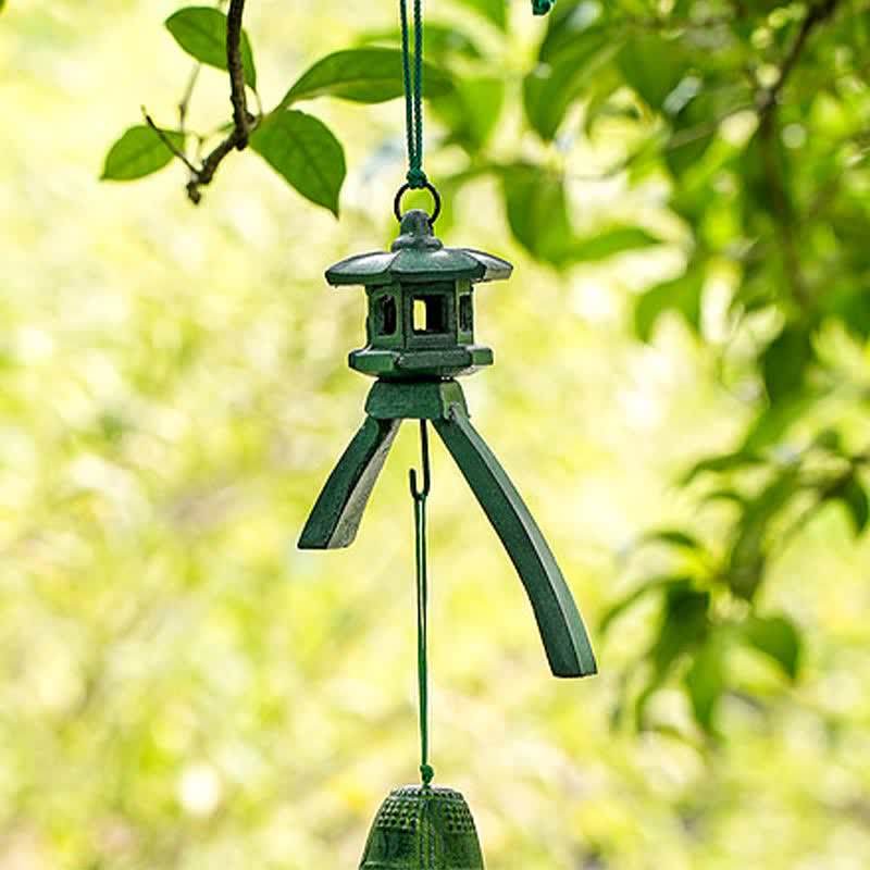 75cm Handmade Auspicious Iron Wall Hanging Chime Bell