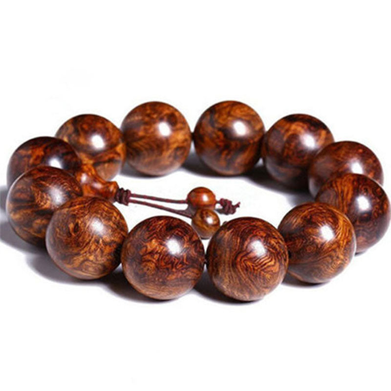 Rosewood Spiritual Bracelet 12mm for Warmth and Calm