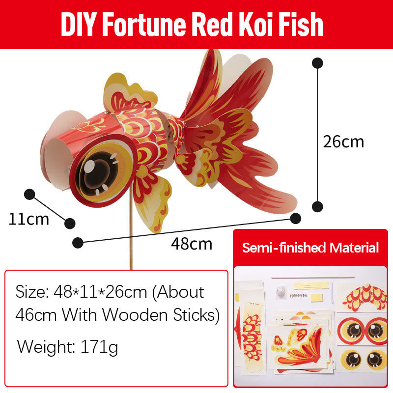 DIY Fortune Koi Fish Paper Lantern | Mid-Autumn Festival Decoration