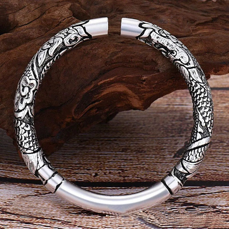 Adjustable Dragon Bracelet for Luck and Protection