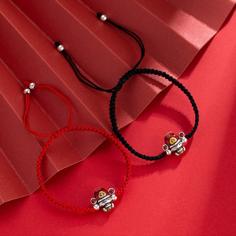 Handmade Red String Luck & Strength Bracelet 14mm