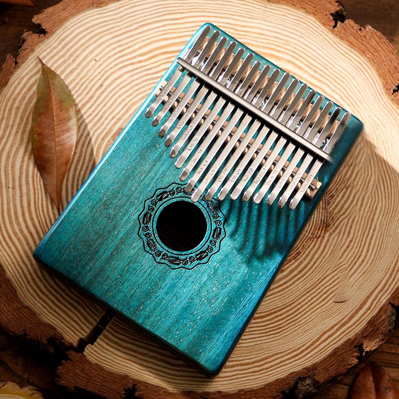 17 Keys Mahogany Wood Meditation Kalimba Thumb Piano