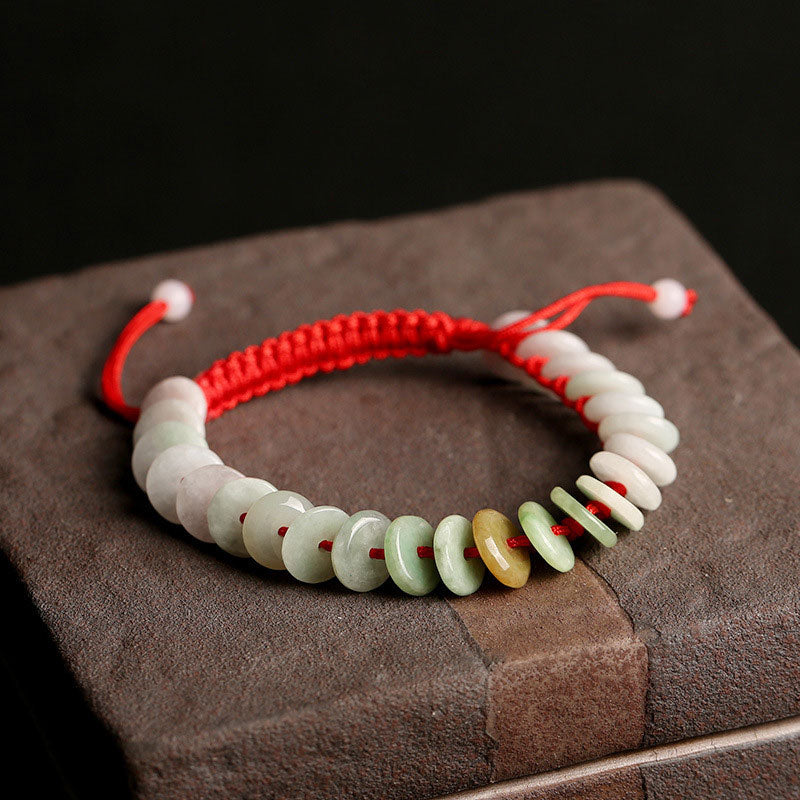 10mm Natural Jade Bracelet for Luck & Protection