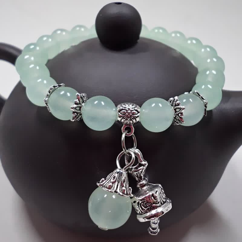 8mm Chalcedony Energy Bracelet for Spiritual Balance