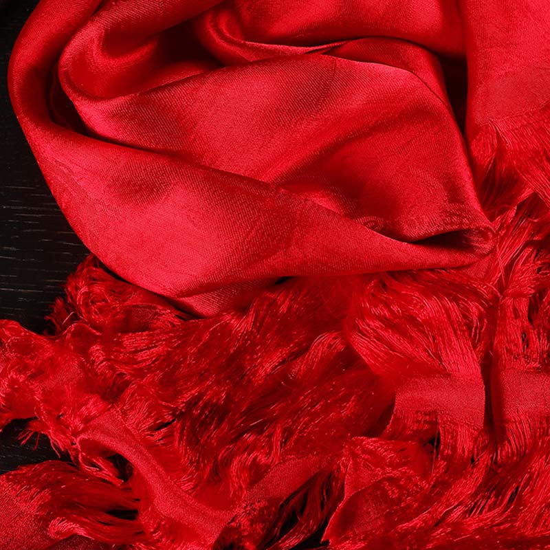 Silk Tibetan Khata Scarf 5 Colors for Zen Decor