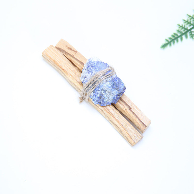 Natural Palo Santo Crystal Altar Set for Spiritual Purification