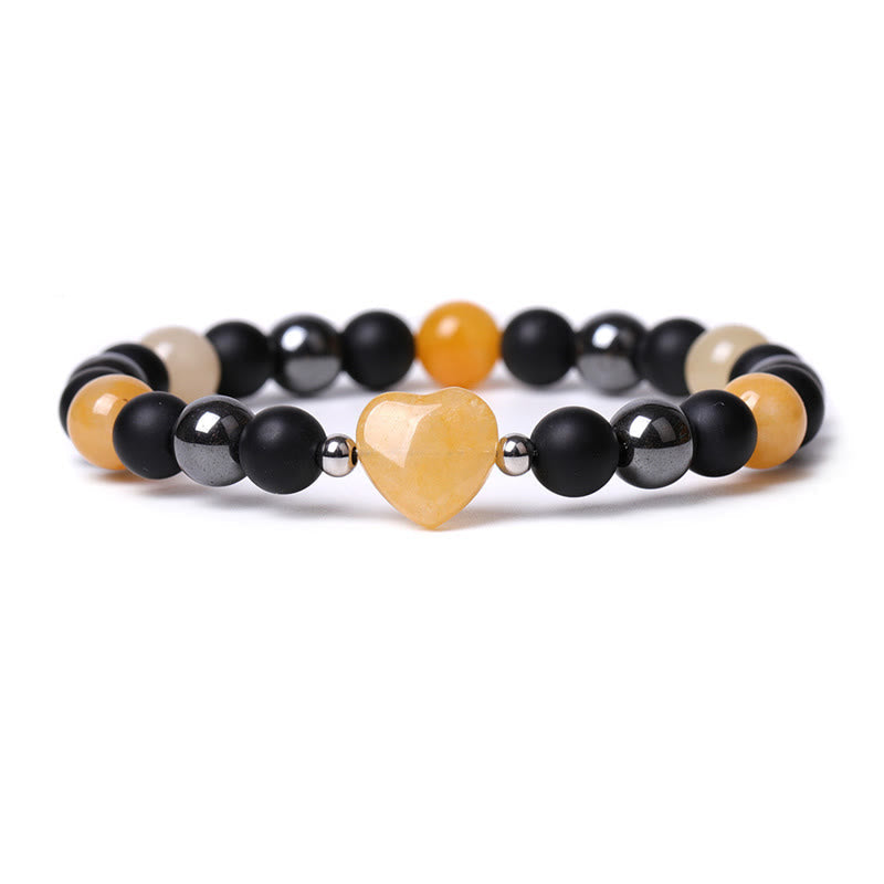 Black Onyx & Tiger Eye Protection Bracelet 8mm Beads