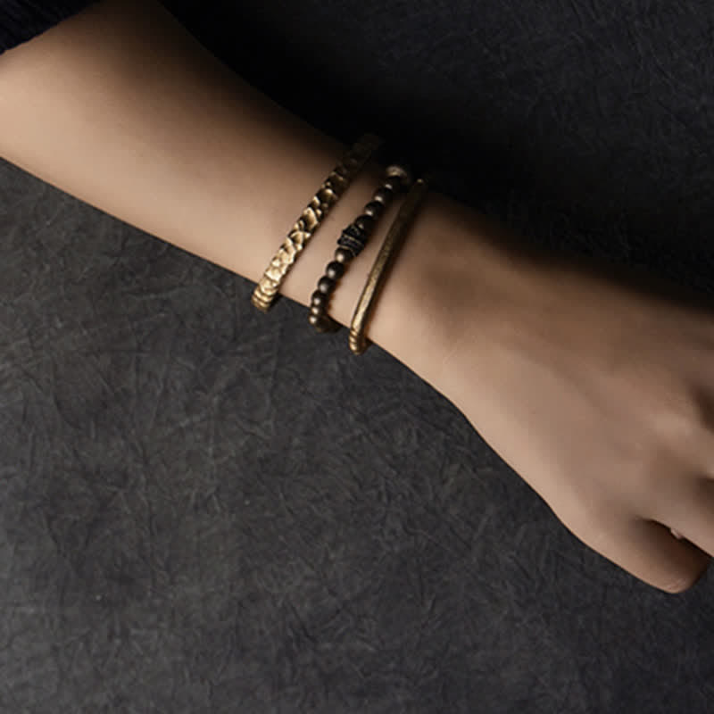 8mm Lava Rock Copper Spiritual Balance Bracelet