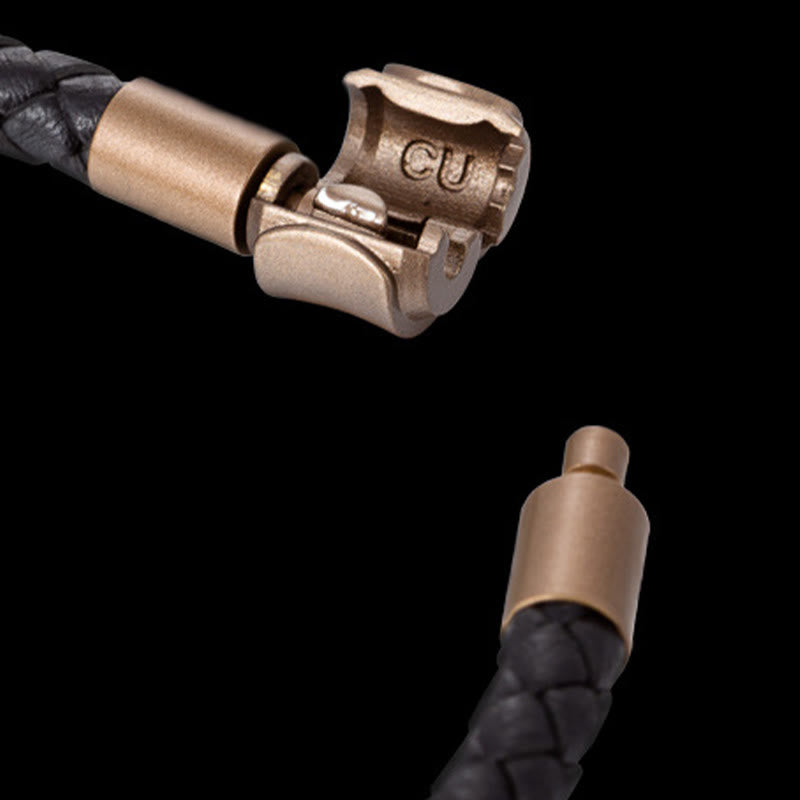 Unisex Vintage Red String Luck Bracelet 4-5mm Leather Rope