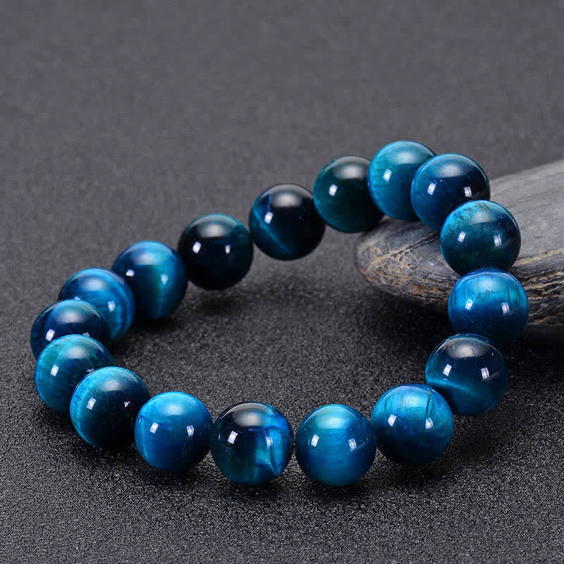 Blue Multi-Size Tiger Eye Protection Bracelet