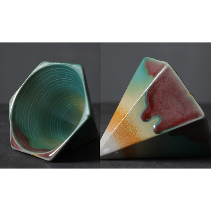 Hexagon Ceramic Tea Coffee Mug 170ml | Zen Decor