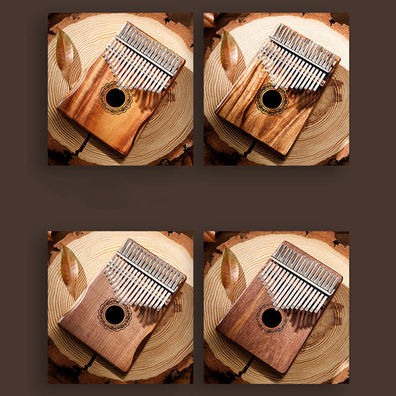 17 Keys Mahogany Wood Meditation Kalimba Thumb Piano
