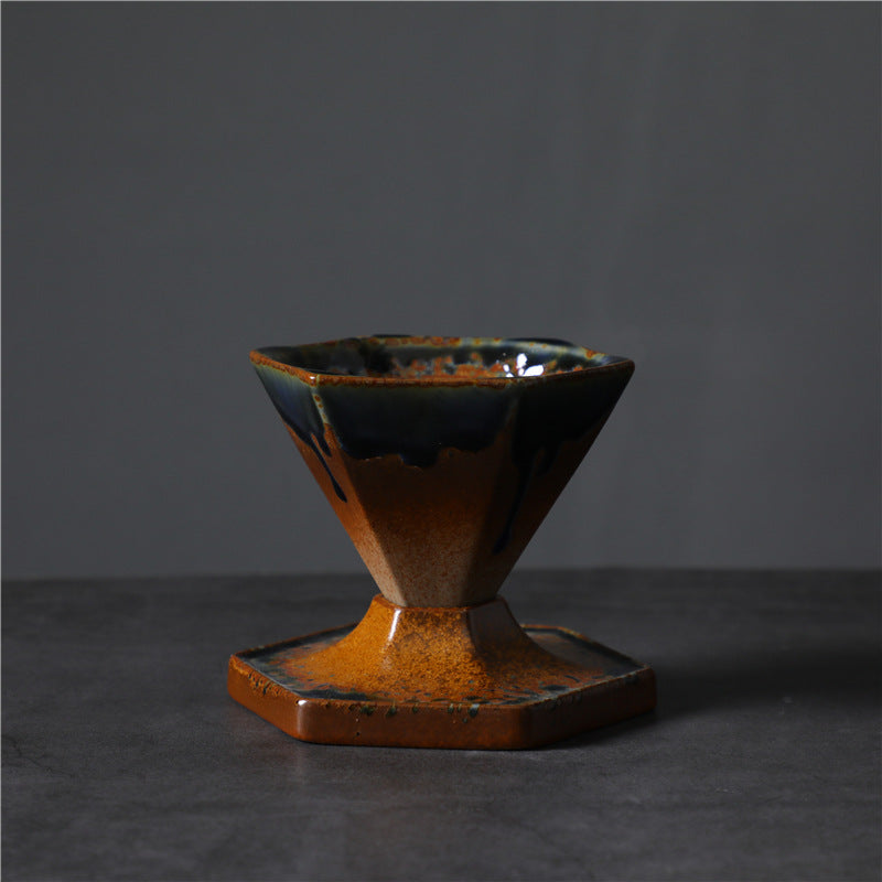 Hexagon Ceramic Tea Coffee Mug 170ml | Zen Decor