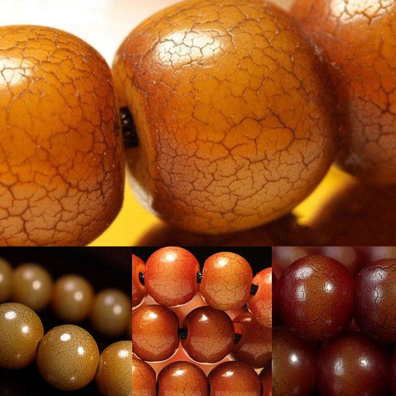 108 Bead Bodhi Seed Mala Bracelet for Wealth & Balance