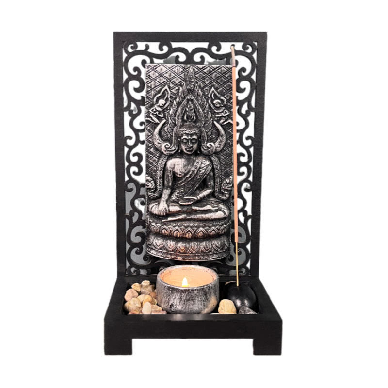 Meditation Buddha Statue Resin Home Decor 23cm