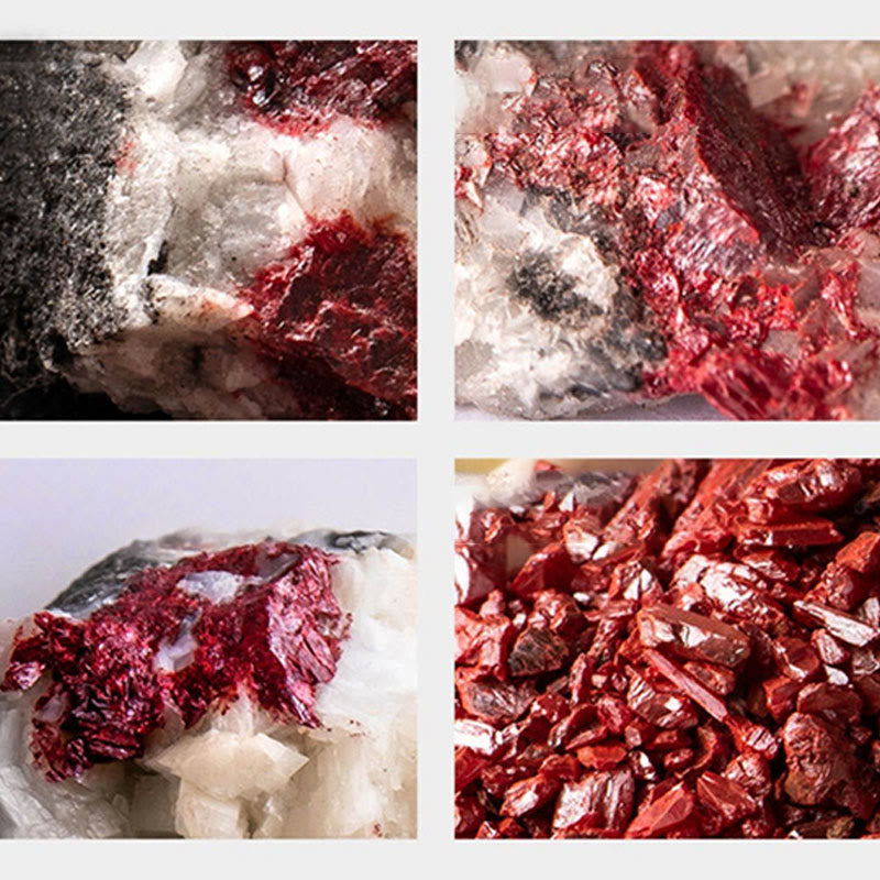 Men's Cinnabar Bracelet 12mm Beads | Sterling Silver Calm