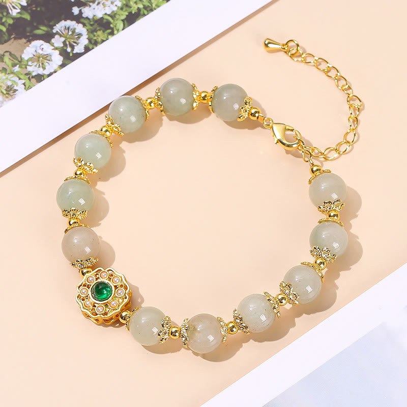 Natural Jade Prosperity Bracelet for Abundance and Luck