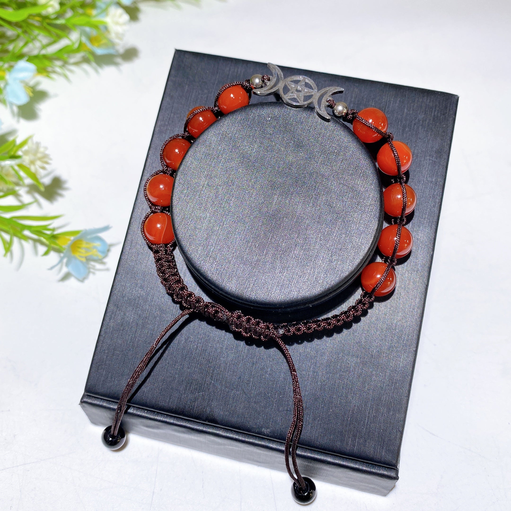 Adjustable 8mm Mixed Crystal Spiritual Bracelet