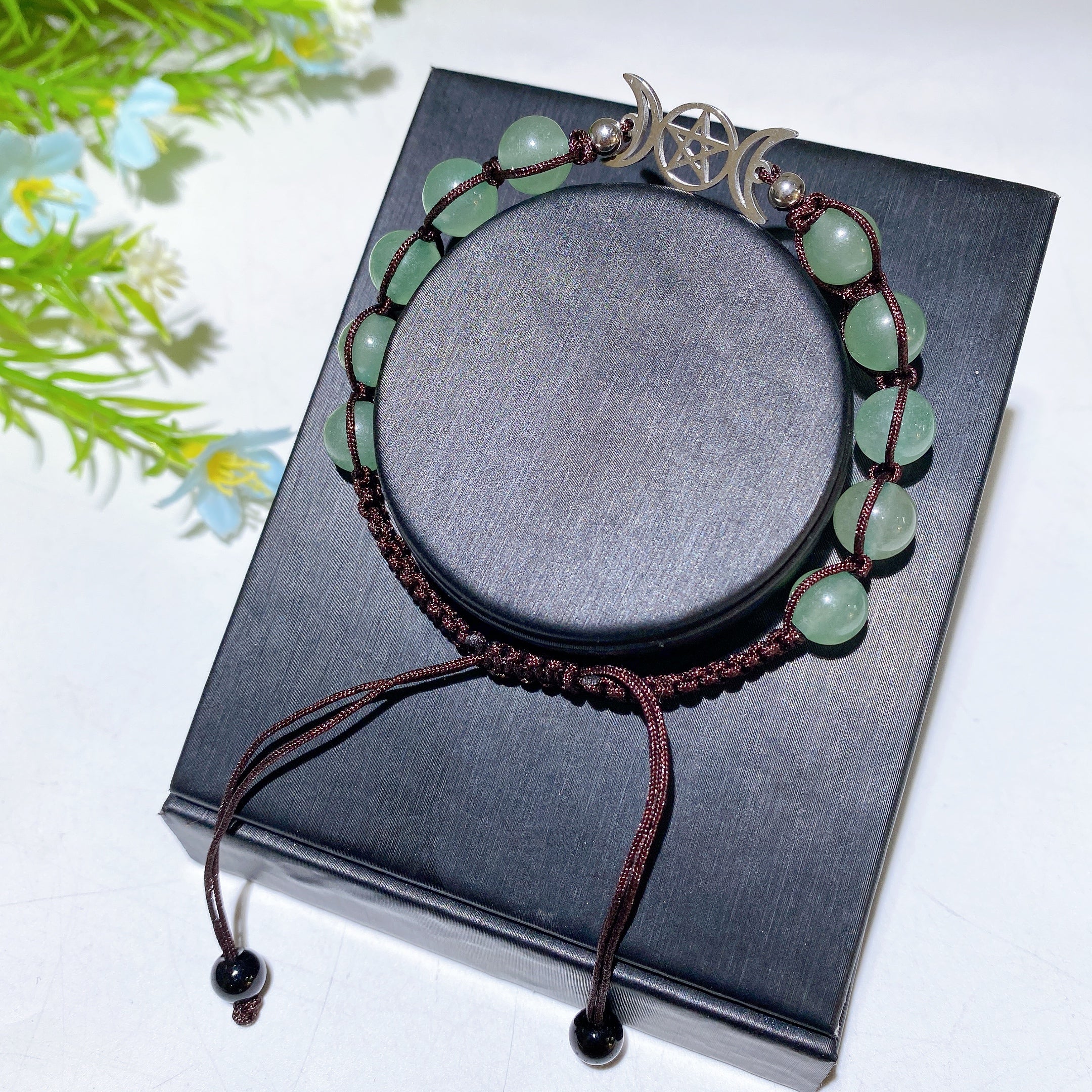 Adjustable 8mm Mixed Crystal Spiritual Bracelet