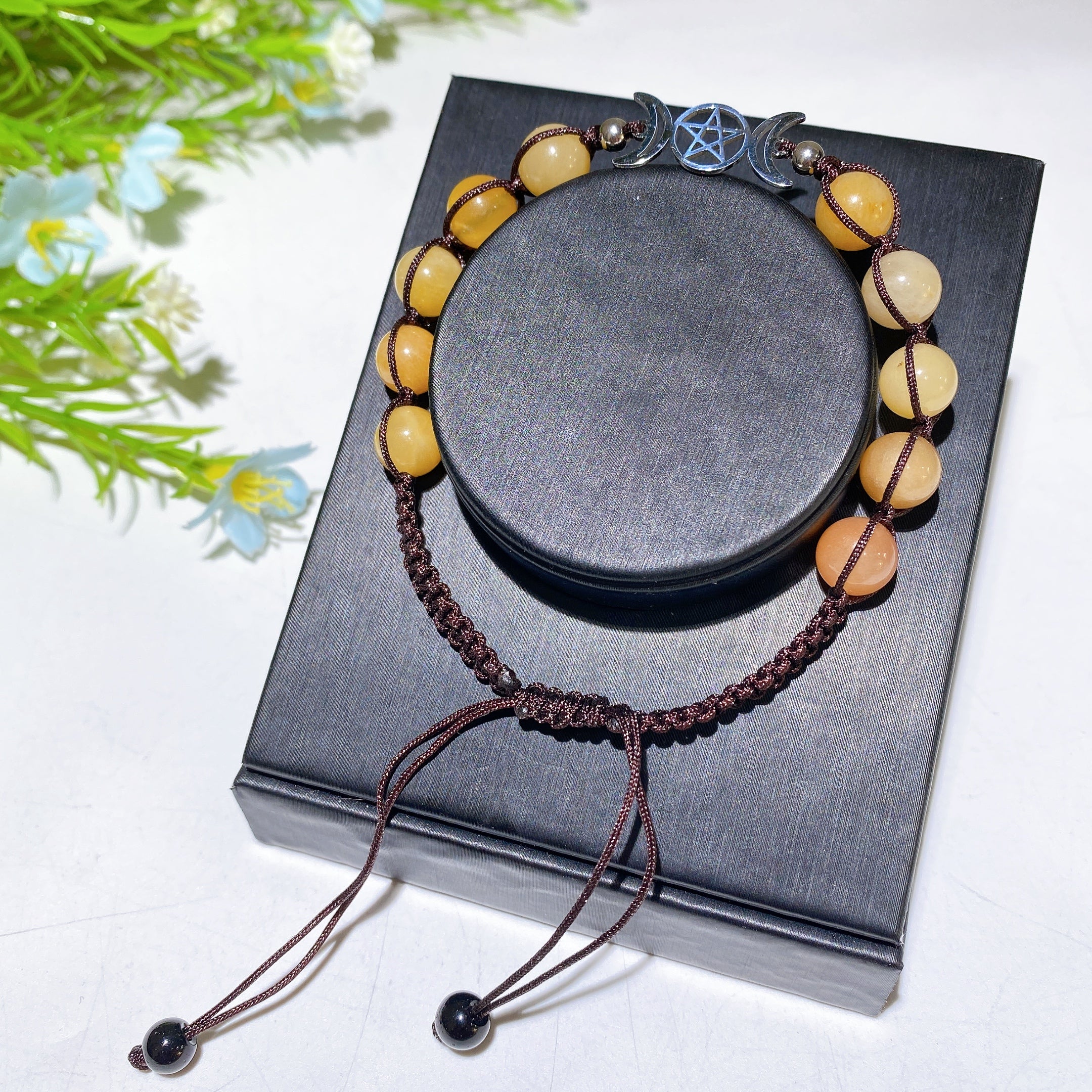 Adjustable 8mm Mixed Crystal Spiritual Bracelet