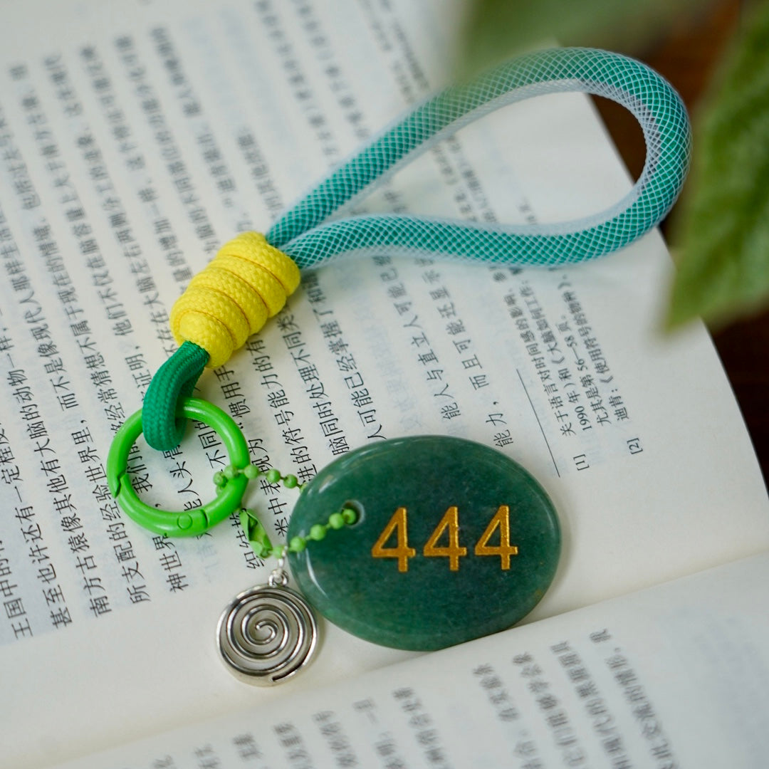 Adjustable Crystal Angel Number Key Rings for Healing Energy