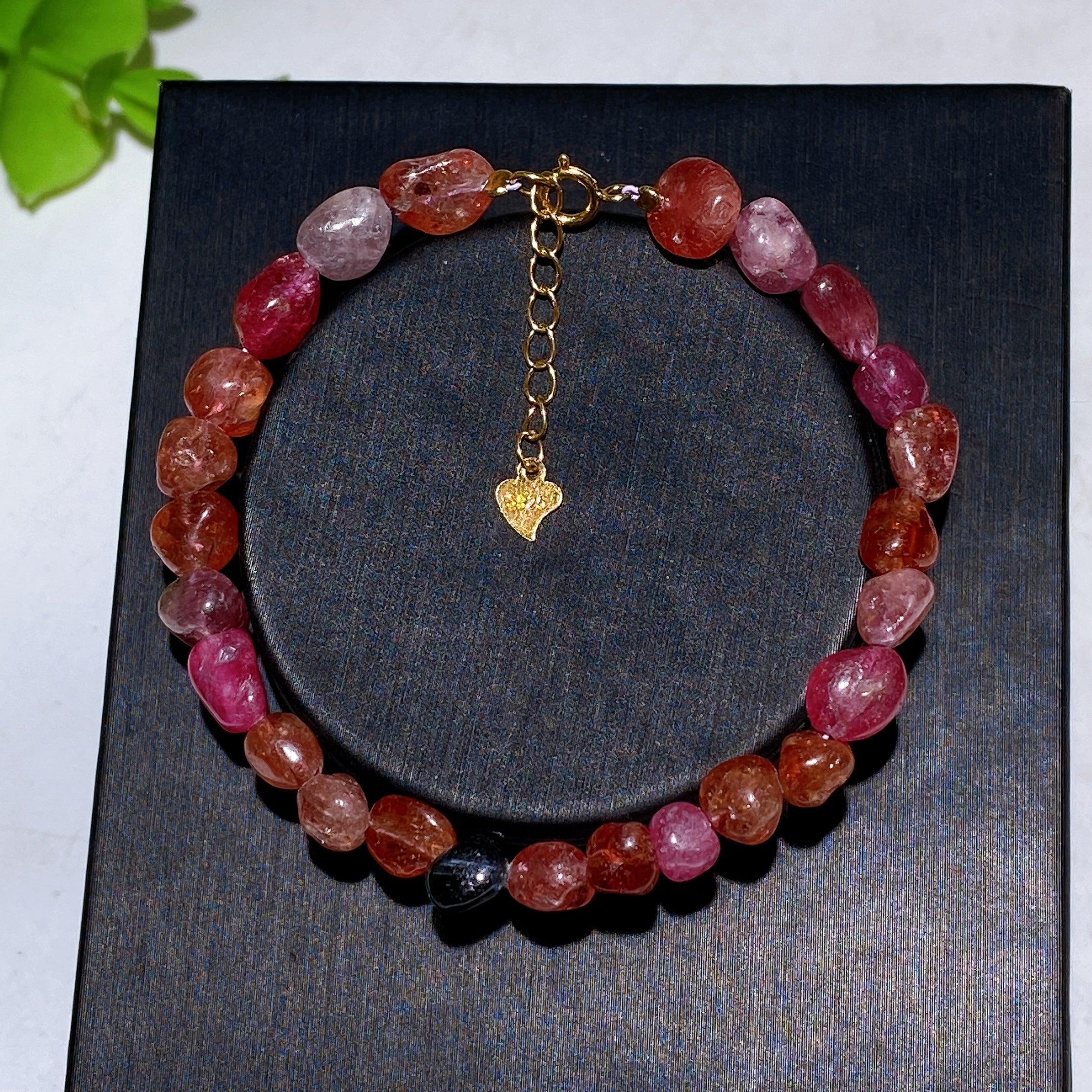 Adjustable Crystal Healing Bracelet with Natural Gemstones
